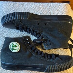P.F. Flyers Black Canvas High-Tops
